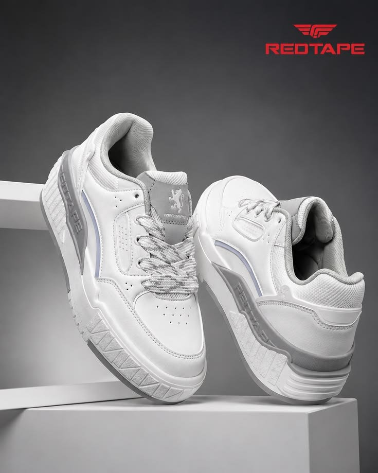 red tape sneakers